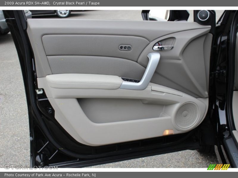 Crystal Black Pearl / Taupe 2009 Acura RDX SH-AWD