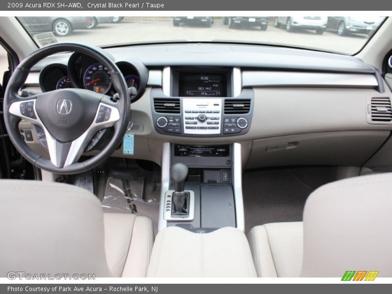 Crystal Black Pearl / Taupe 2009 Acura RDX SH-AWD