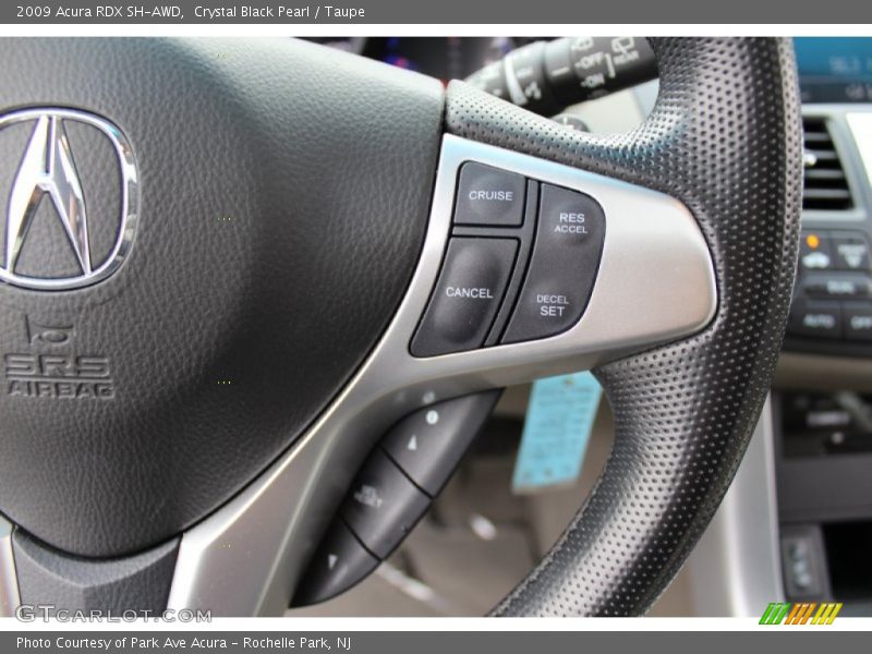 Crystal Black Pearl / Taupe 2009 Acura RDX SH-AWD