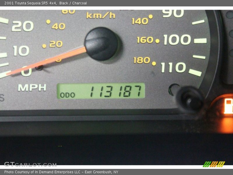 Black / Charcoal 2001 Toyota Sequoia SR5 4x4