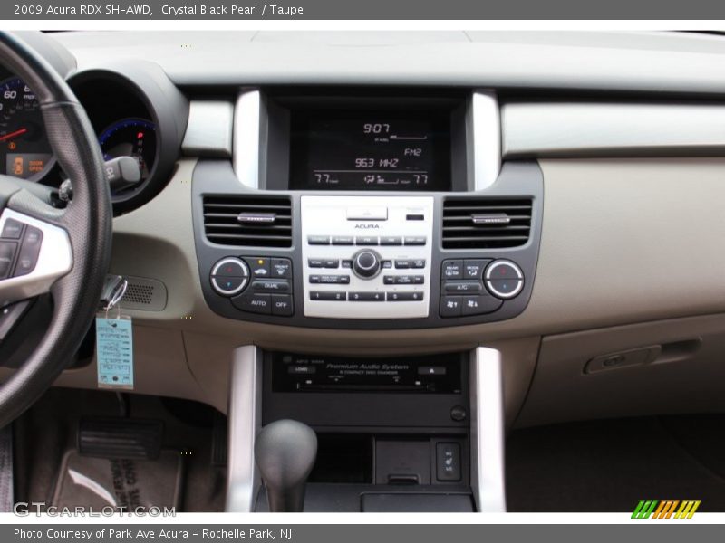 Crystal Black Pearl / Taupe 2009 Acura RDX SH-AWD