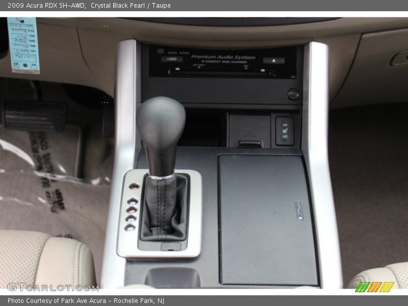 Crystal Black Pearl / Taupe 2009 Acura RDX SH-AWD