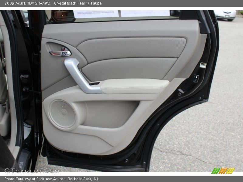 Crystal Black Pearl / Taupe 2009 Acura RDX SH-AWD