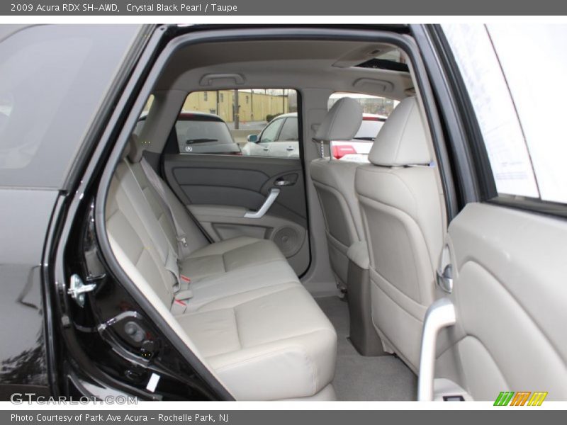 Crystal Black Pearl / Taupe 2009 Acura RDX SH-AWD
