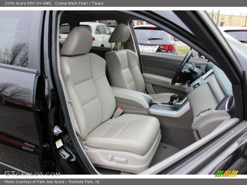 Crystal Black Pearl / Taupe 2009 Acura RDX SH-AWD