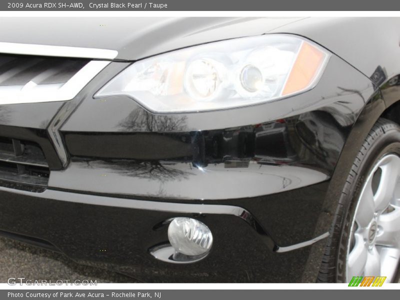 Crystal Black Pearl / Taupe 2009 Acura RDX SH-AWD