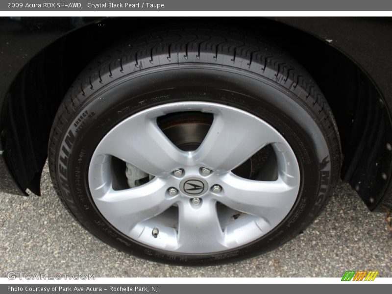 Crystal Black Pearl / Taupe 2009 Acura RDX SH-AWD