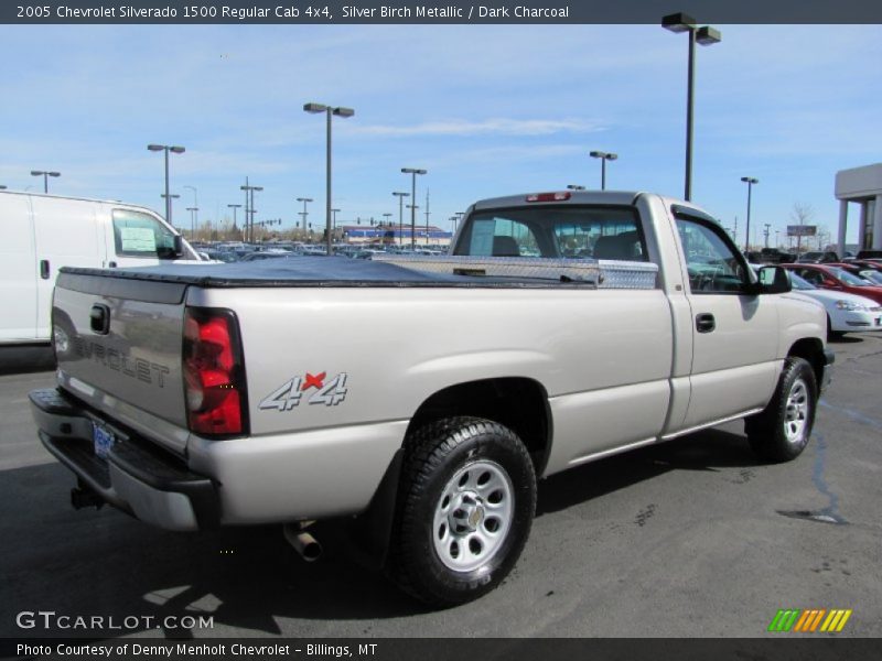 Silver Birch Metallic / Dark Charcoal 2005 Chevrolet Silverado 1500 Regular Cab 4x4