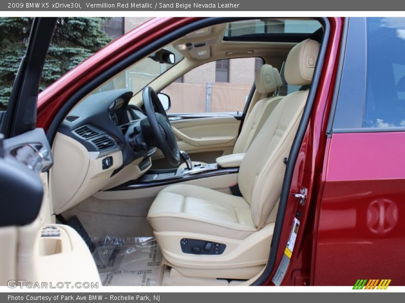  2009 X5 xDrive30i Sand Beige Nevada Leather Interior