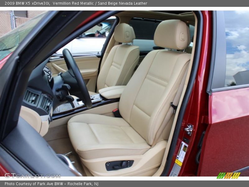 Front Seat of 2009 X5 xDrive30i