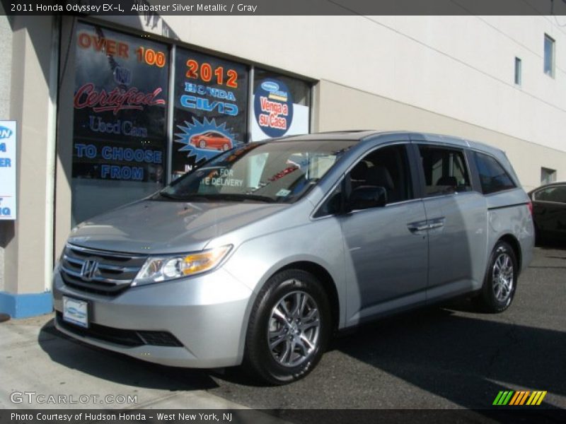 Alabaster Silver Metallic / Gray 2011 Honda Odyssey EX-L