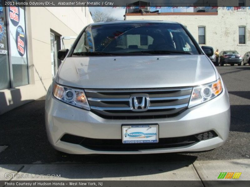 Alabaster Silver Metallic / Gray 2011 Honda Odyssey EX-L