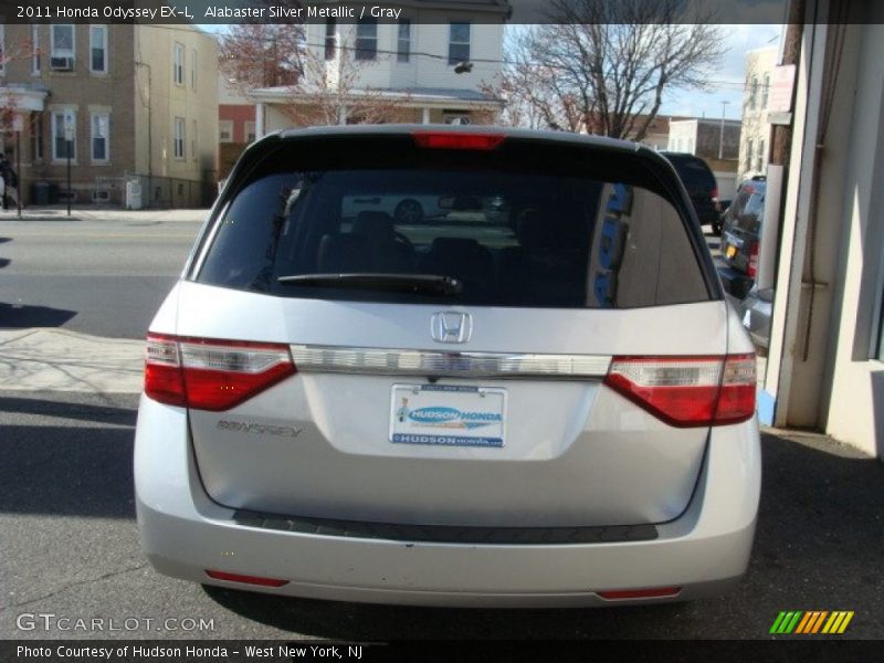 Alabaster Silver Metallic / Gray 2011 Honda Odyssey EX-L