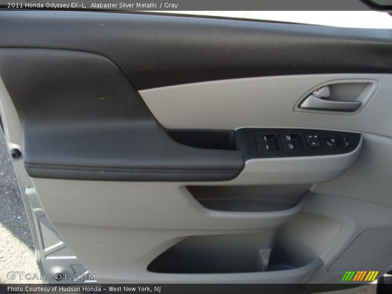 Alabaster Silver Metallic / Gray 2011 Honda Odyssey EX-L