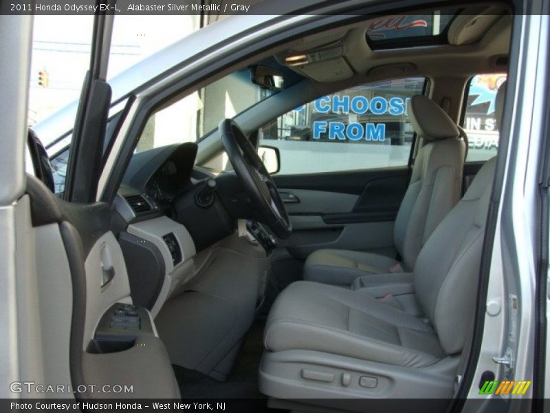 Alabaster Silver Metallic / Gray 2011 Honda Odyssey EX-L