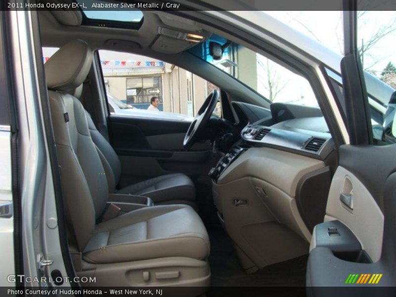 Alabaster Silver Metallic / Gray 2011 Honda Odyssey EX-L