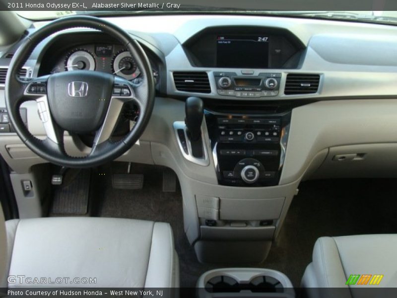 Alabaster Silver Metallic / Gray 2011 Honda Odyssey EX-L