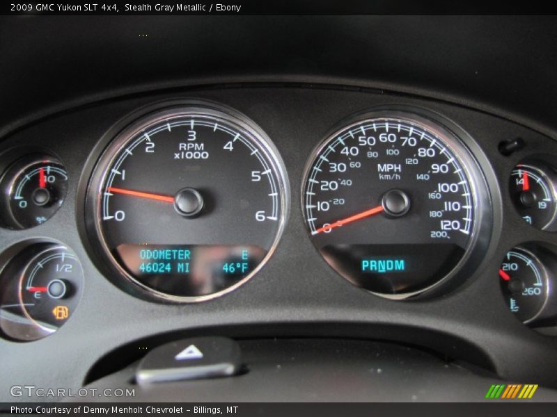 Stealth Gray Metallic / Ebony 2009 GMC Yukon SLT 4x4