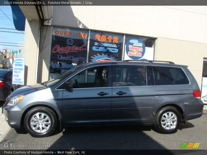 Polished Metal Metallic / Gray 2010 Honda Odyssey EX-L