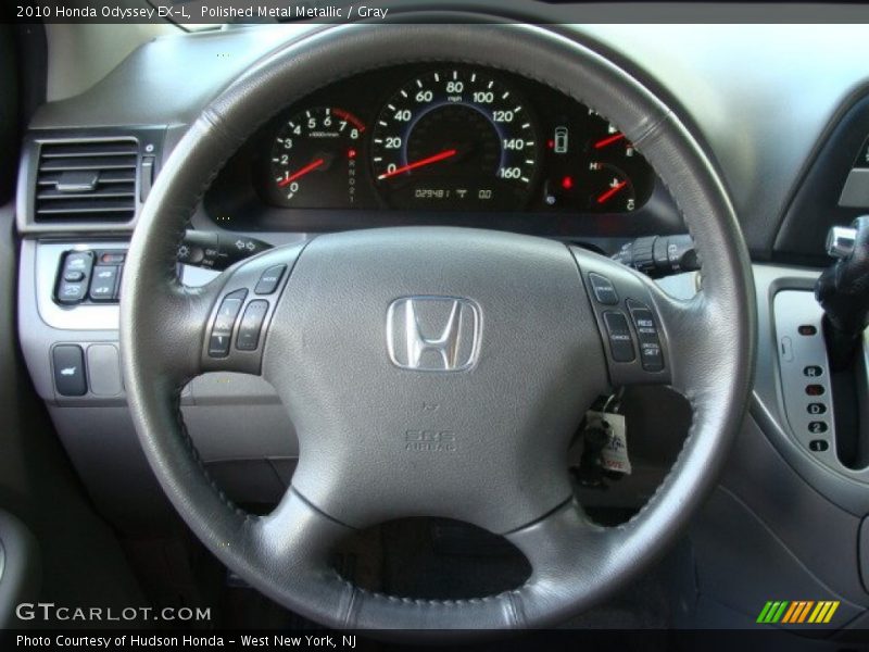 Polished Metal Metallic / Gray 2010 Honda Odyssey EX-L