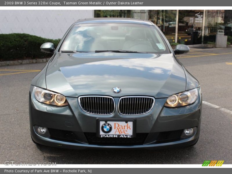 Tasman Green Metallic / Oyster Dakota Leather 2009 BMW 3 Series 328xi Coupe