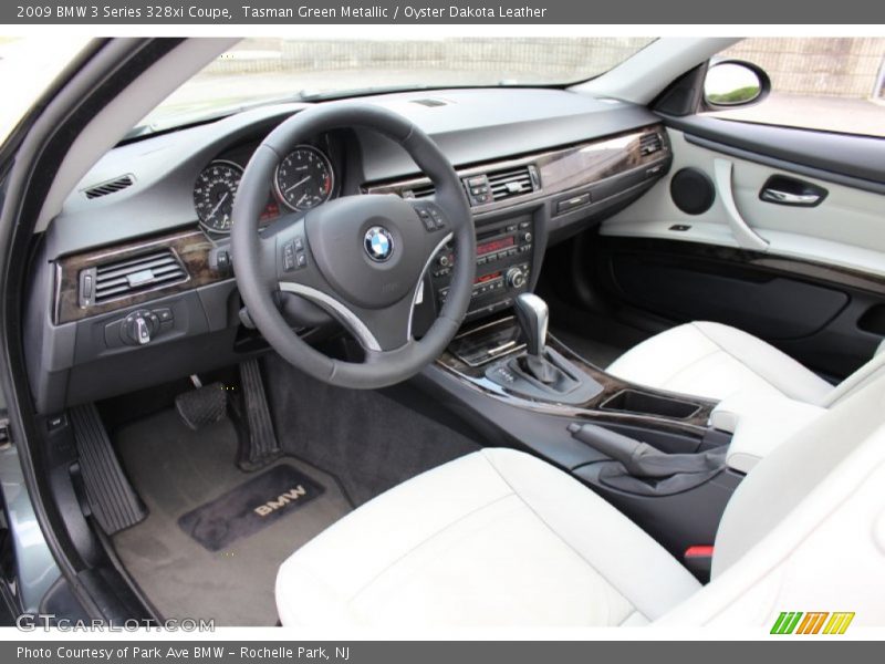 Oyster Dakota Leather Interior - 2009 3 Series 328xi Coupe 