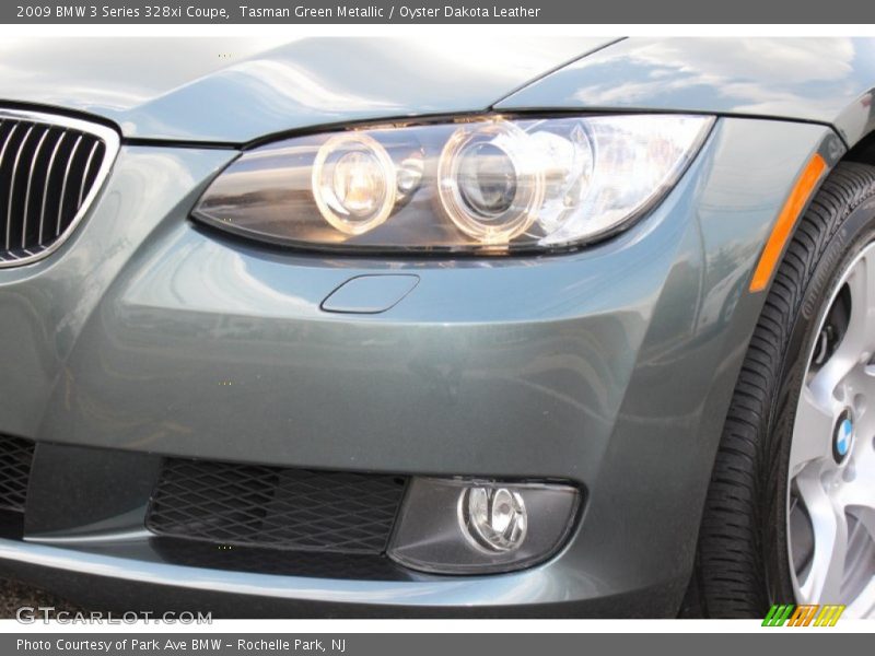 Tasman Green Metallic / Oyster Dakota Leather 2009 BMW 3 Series 328xi Coupe