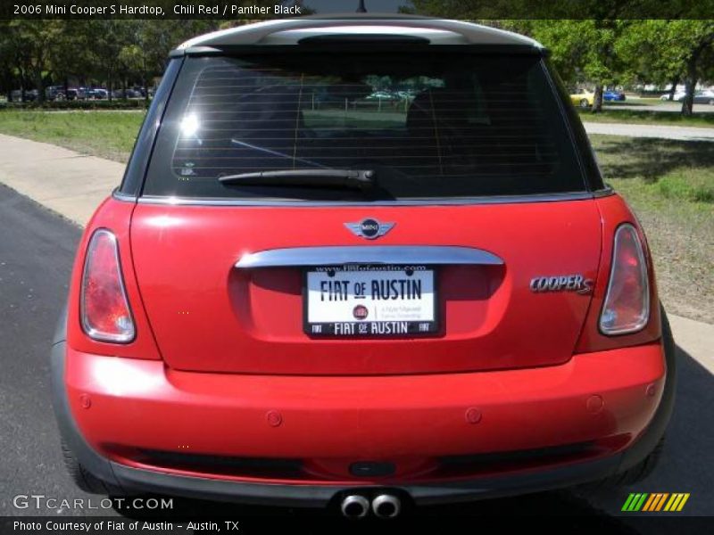 Chili Red / Panther Black 2006 Mini Cooper S Hardtop