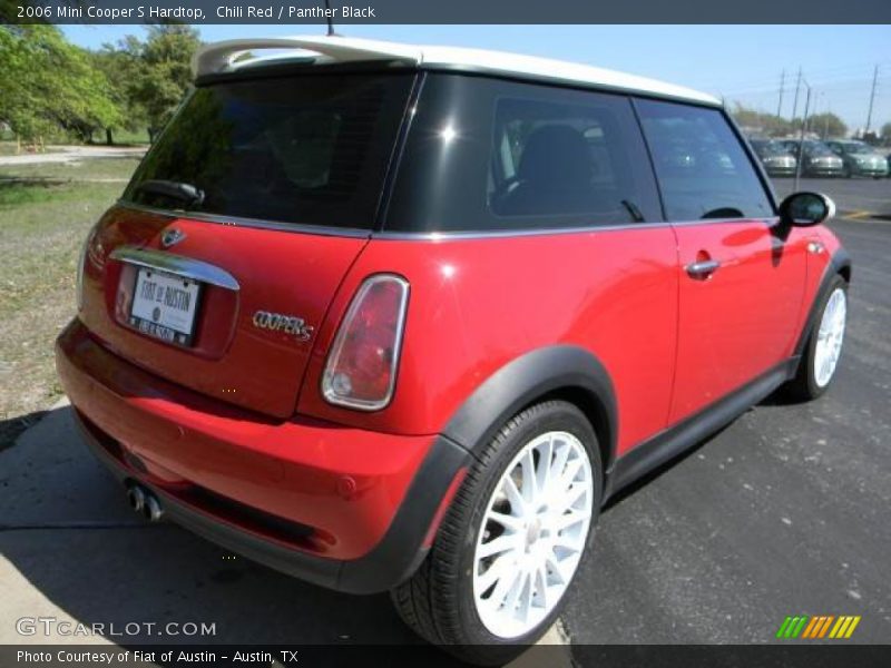 Chili Red / Panther Black 2006 Mini Cooper S Hardtop