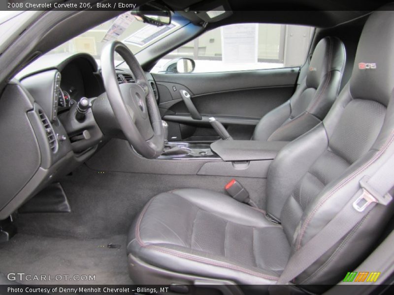  2008 Corvette Z06 Ebony Interior