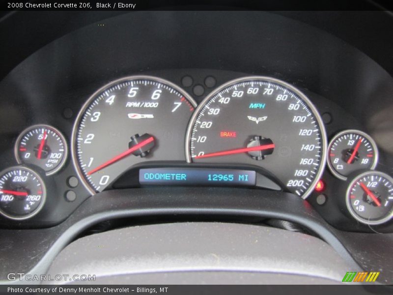  2008 Corvette Z06 Z06 Gauges