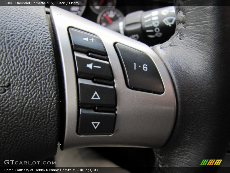 Controls of 2008 Corvette Z06