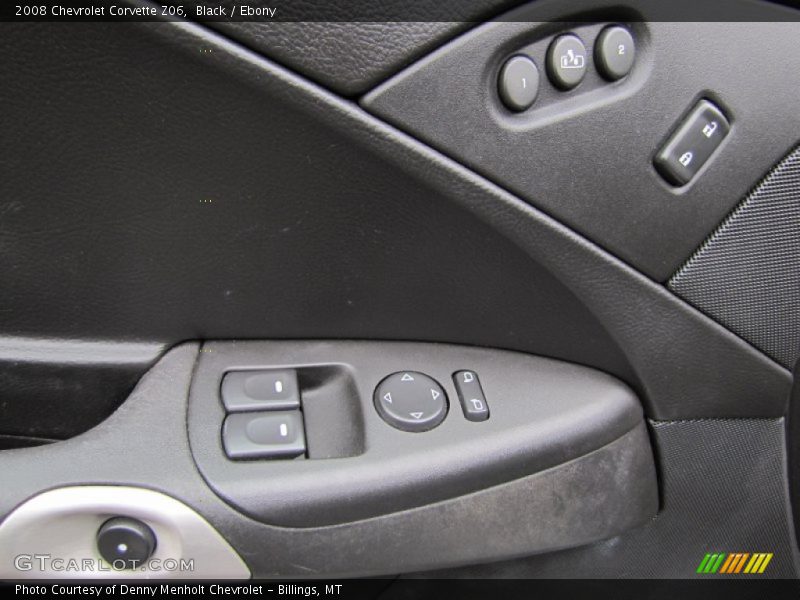 Controls of 2008 Corvette Z06