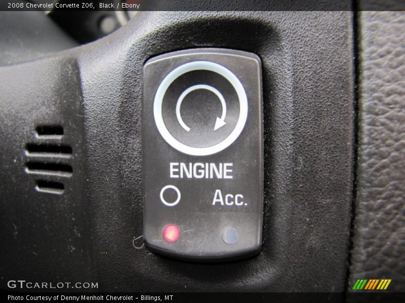 Controls of 2008 Corvette Z06