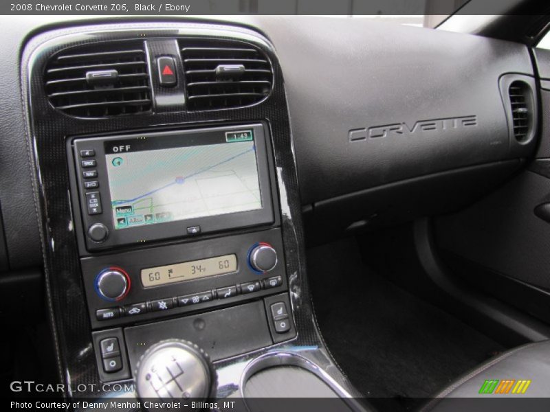 Black / Ebony 2008 Chevrolet Corvette Z06