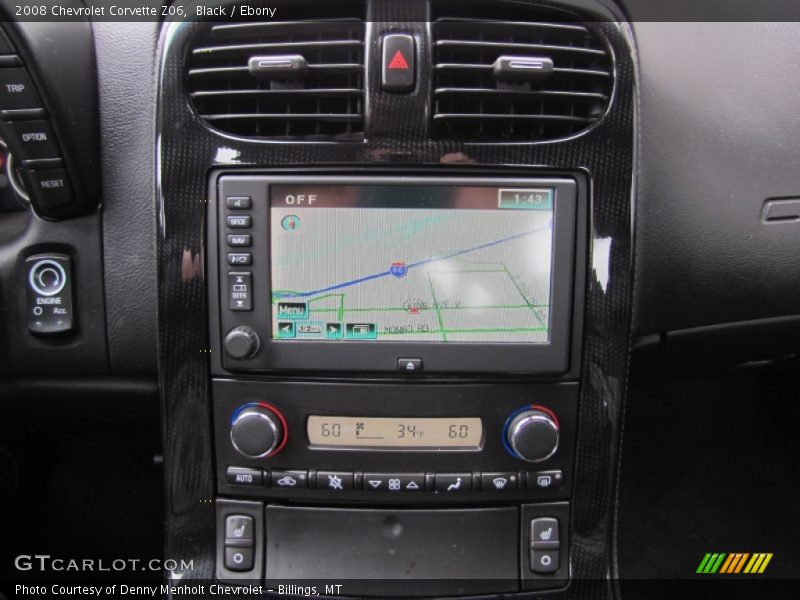 Navigation of 2008 Corvette Z06