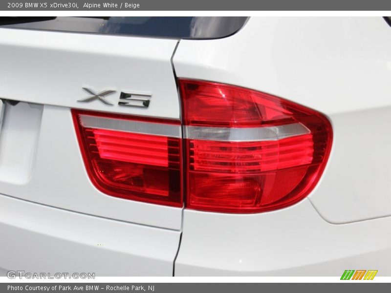Alpine White / Beige 2009 BMW X5 xDrive30i