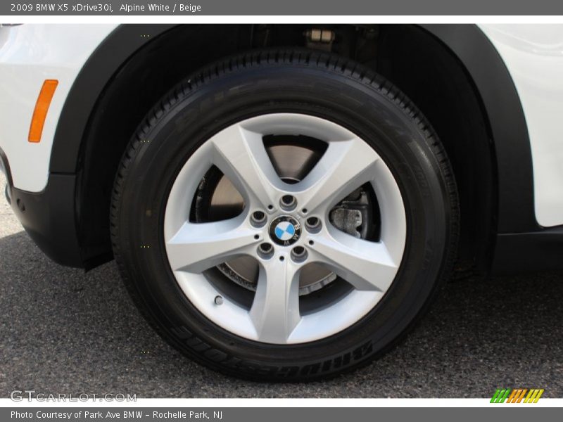 Alpine White / Beige 2009 BMW X5 xDrive30i