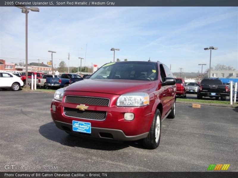 Sport Red Metallic / Medium Gray 2005 Chevrolet Uplander LS