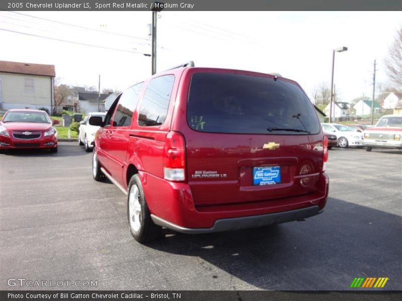 Sport Red Metallic / Medium Gray 2005 Chevrolet Uplander LS