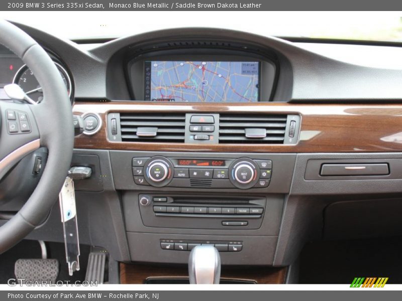 Monaco Blue Metallic / Saddle Brown Dakota Leather 2009 BMW 3 Series 335xi Sedan