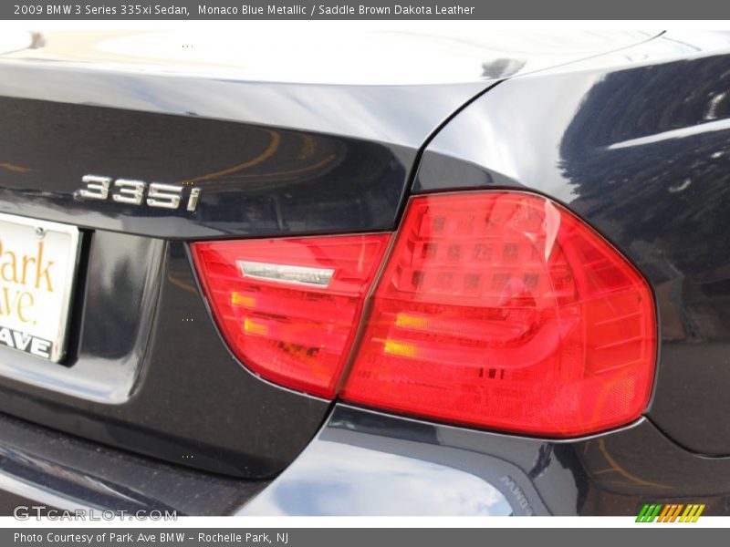 Monaco Blue Metallic / Saddle Brown Dakota Leather 2009 BMW 3 Series 335xi Sedan