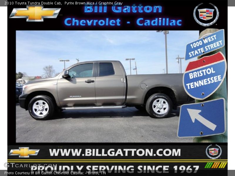 Pyrite Brown Mica / Graphite Gray 2010 Toyota Tundra Double Cab