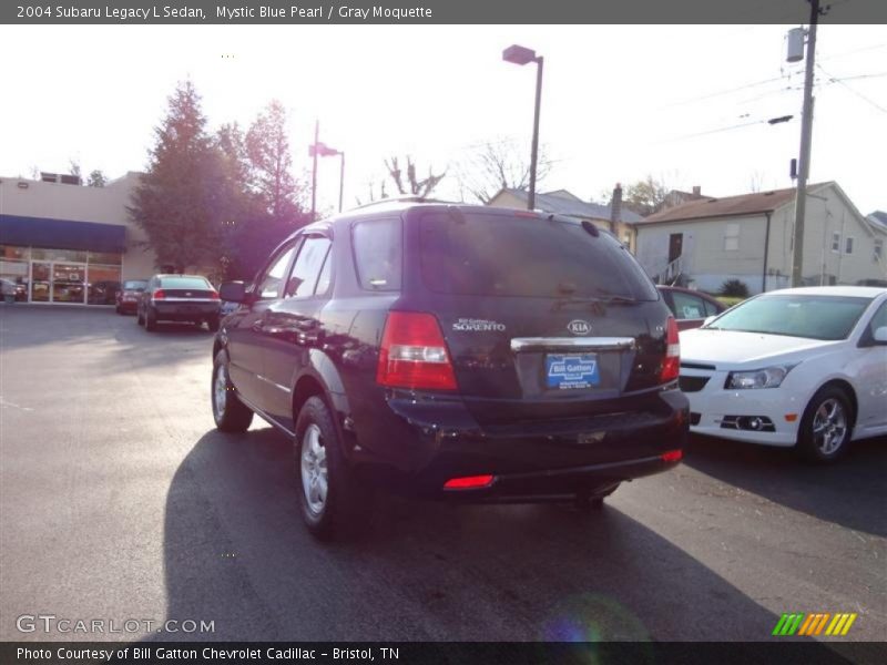 Mystic Blue Pearl / Gray Moquette 2004 Subaru Legacy L Sedan