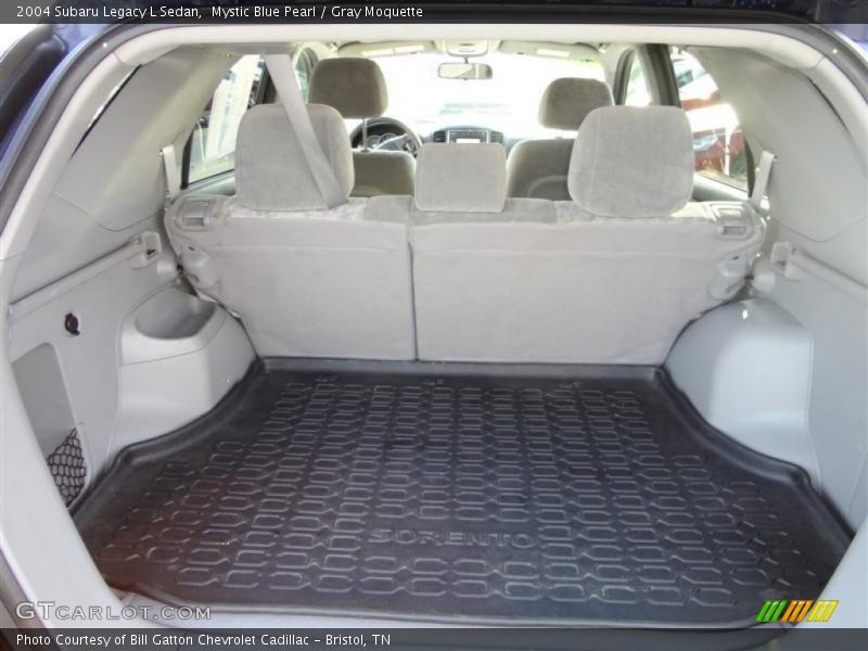 Mystic Blue Pearl / Gray Moquette 2004 Subaru Legacy L Sedan