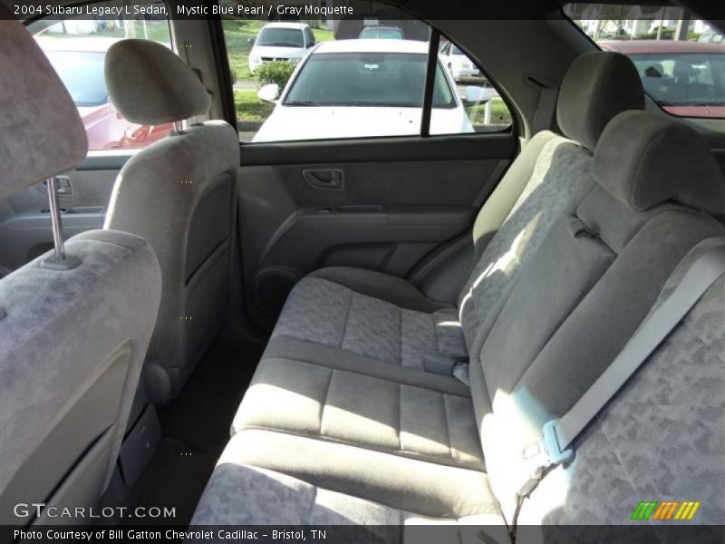 Mystic Blue Pearl / Gray Moquette 2004 Subaru Legacy L Sedan