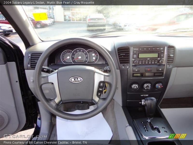 Mystic Blue Pearl / Gray Moquette 2004 Subaru Legacy L Sedan