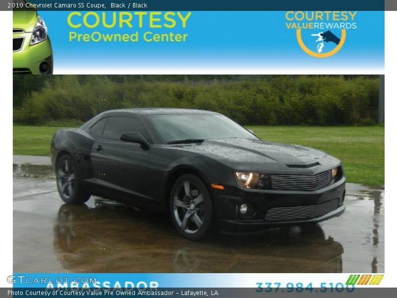 Black / Black 2010 Chevrolet Camaro SS Coupe