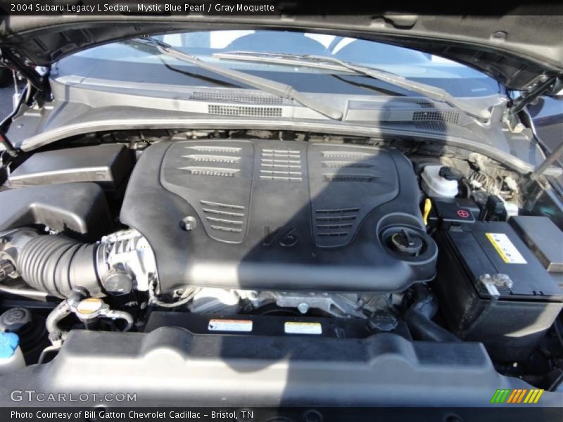 Mystic Blue Pearl / Gray Moquette 2004 Subaru Legacy L Sedan