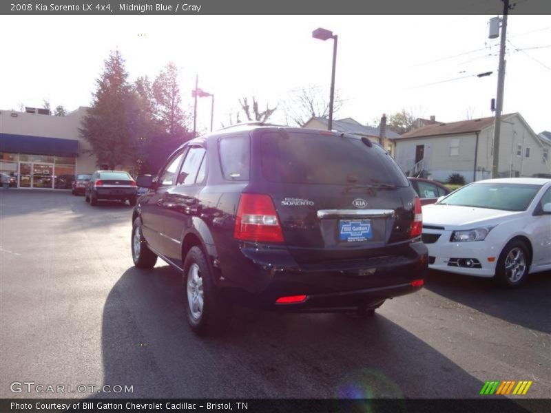 Midnight Blue / Gray 2008 Kia Sorento LX 4x4